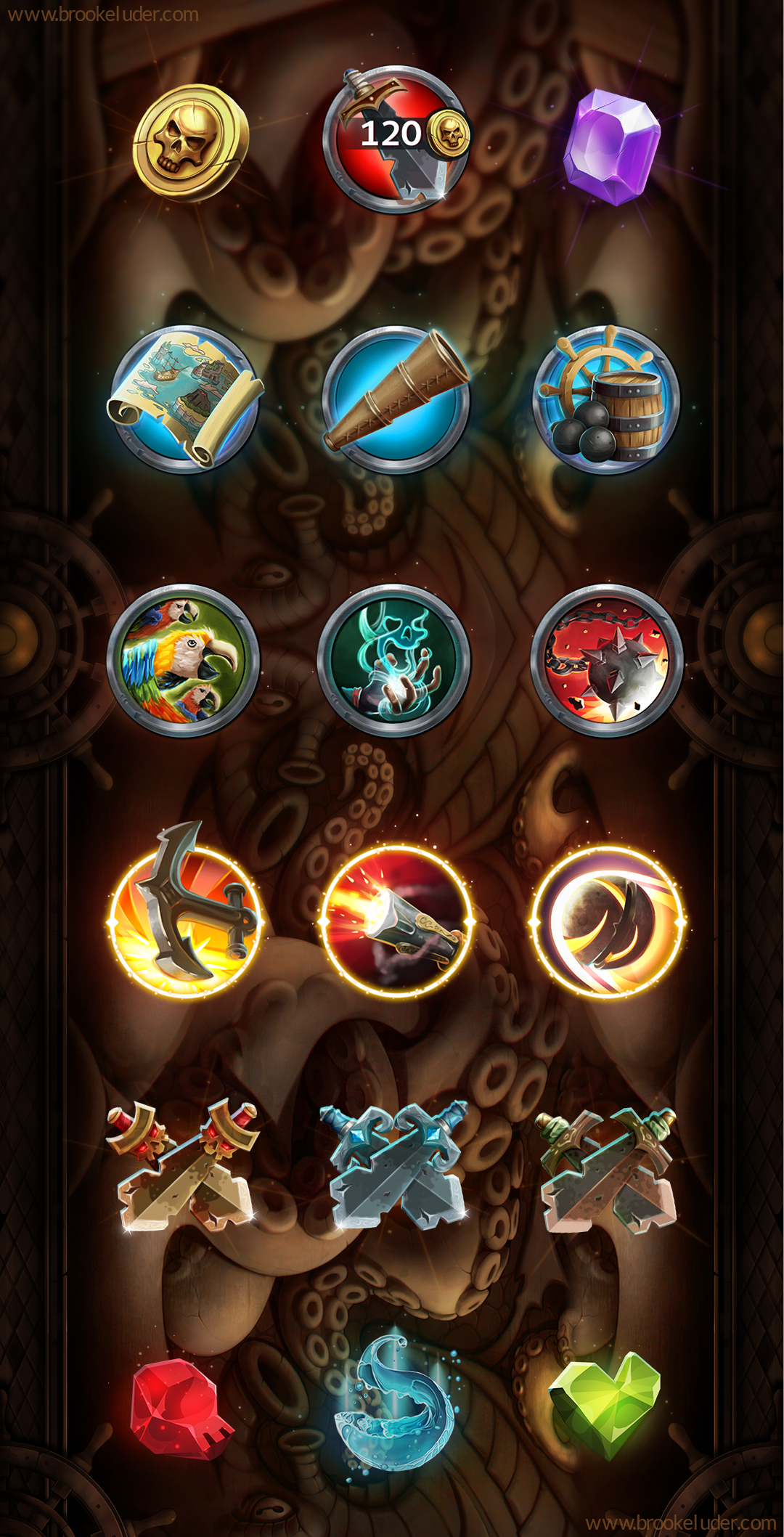 Seven Seas Icons