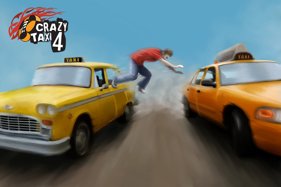 ILLUSTRATION CRAZY TAXI